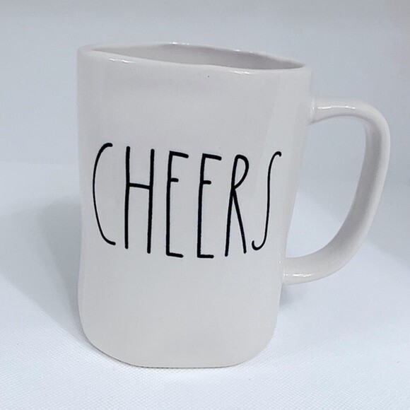 Rae Dunn Cheers Ceramic Mug - Picture 1 of 4